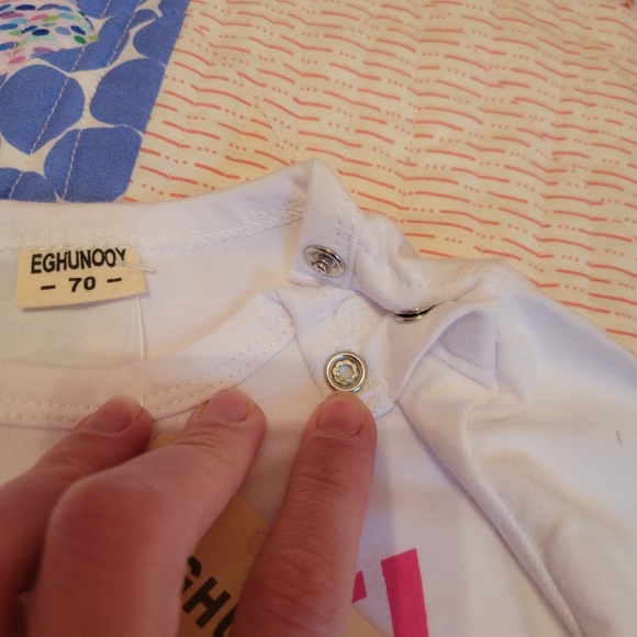 Worth the wait baby girl long sleeve top new - Picture 2 of 4